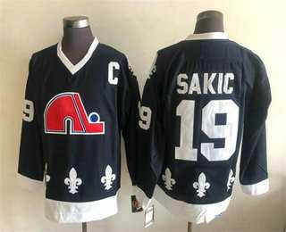 Men's Quebec Nordiques #19 Joe Sakic Black CCM Throwback Stitched NHL Jersey,We sell and wholesale Men's Quebec Nordiques #19 Joe Sakic Black CCM Throwback Stitched NHL Jersey on line form chian!